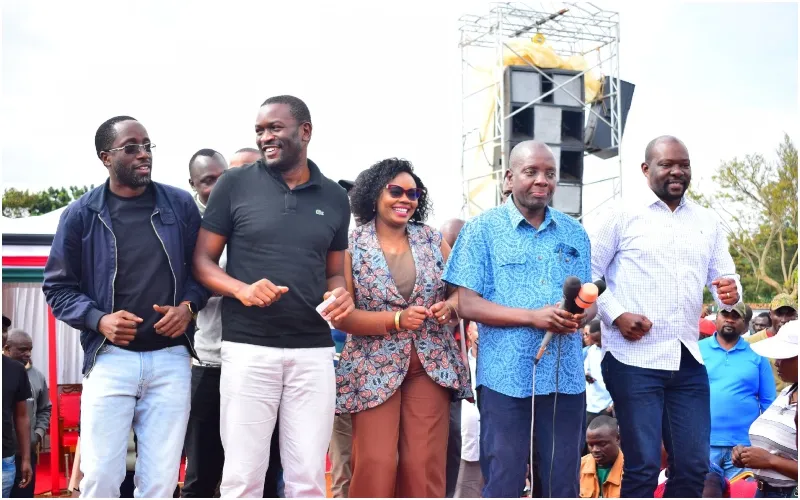A group of ODM MPs pitched a tent in Funyula, Busia County. Photo|courtesy.