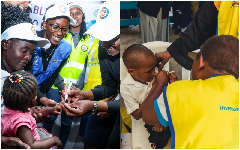 Kenya is bolstering an immunisaion drive. Photo|courtesy.
