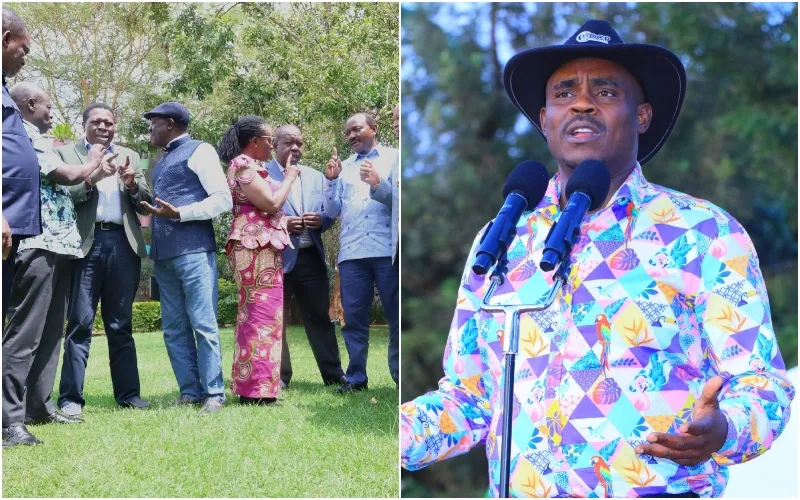 Cleophas Malala appeared to expose the deep cracks in the United Opposition. Photo|courtesy.