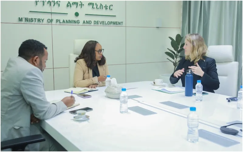 Dr. Fitsum Assefa (c), Ethiopia’s Minister of Planning and Development. Photo|courtesy.