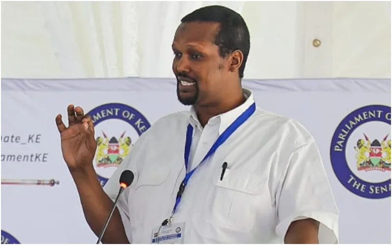 Mandera Senator Ali Roba claims Jubaland forces have invaded his county. Photo|courtesy.
